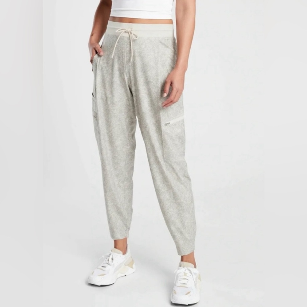 Athleta Venture Printed Pant - Viper Grey Women's‎ Size 18